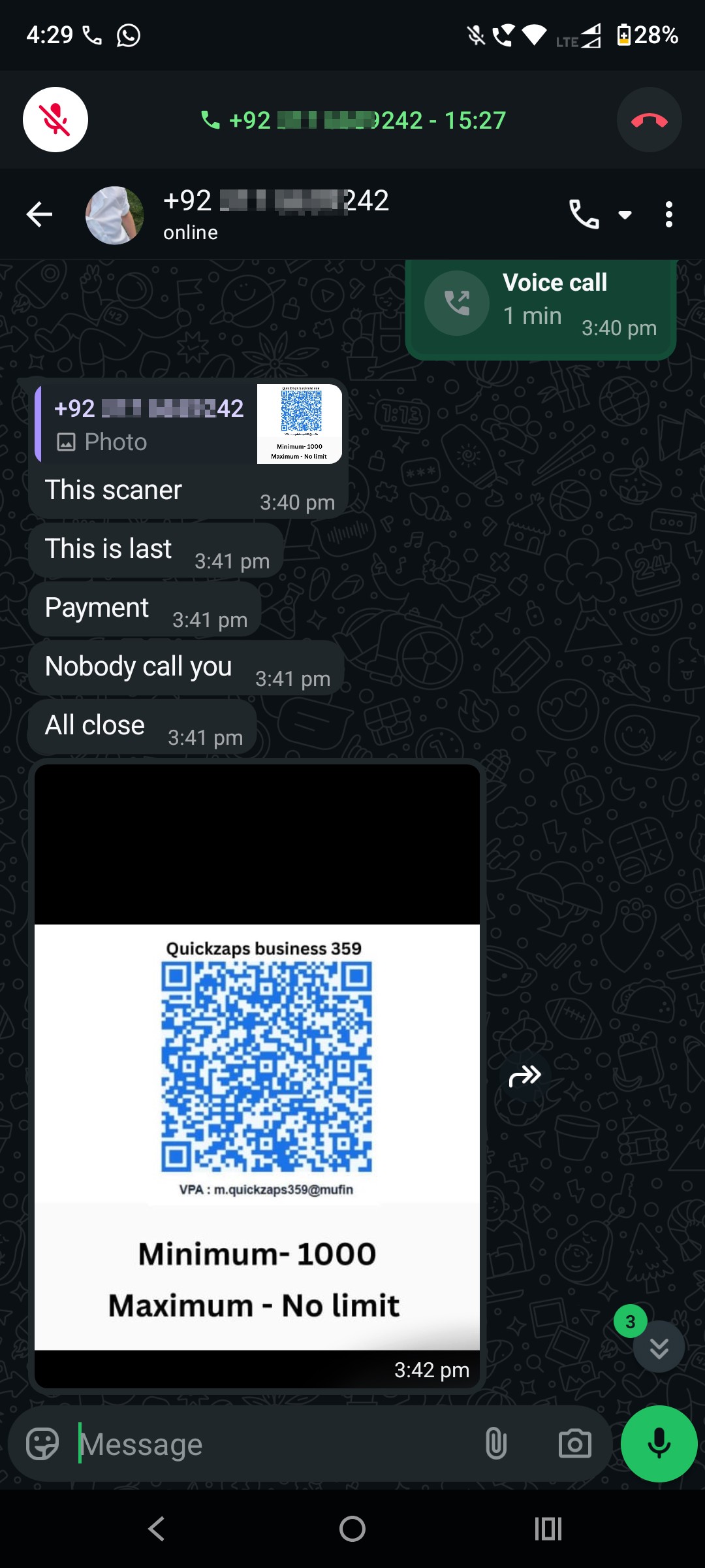 I have taken a loan of 6000 for 15 days after that my payment is done but they are blackmailing - image 6