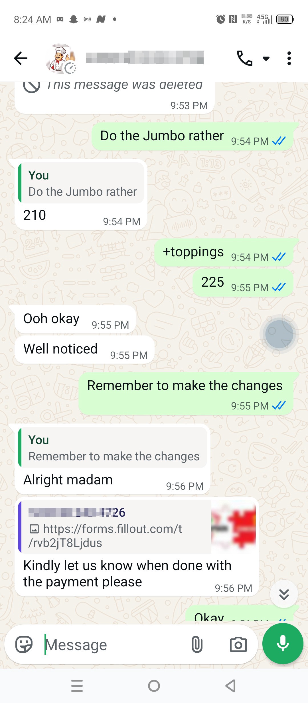 Pizzaman chickenman scam - image 2