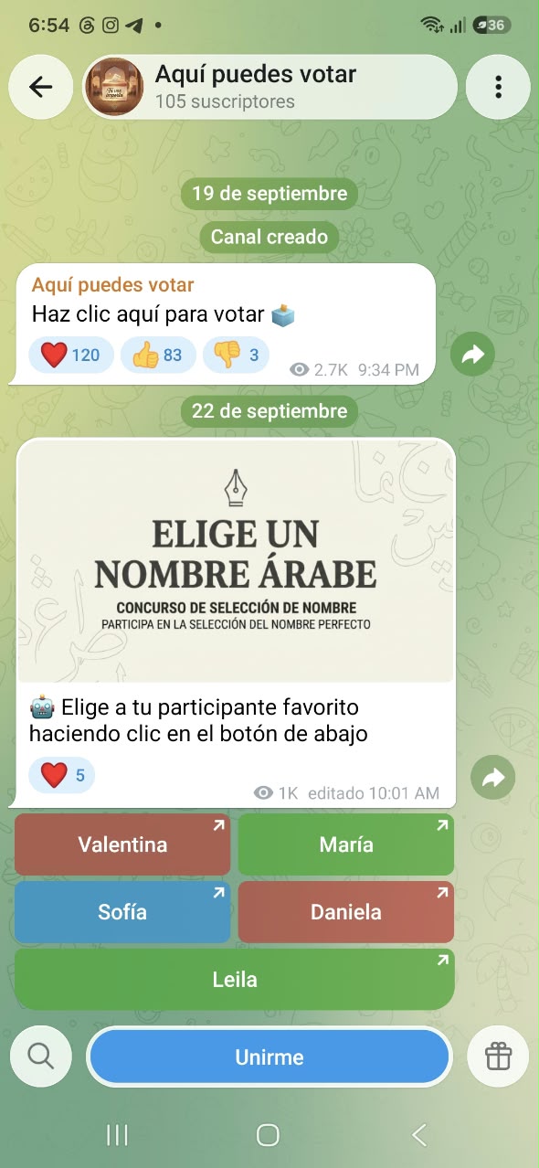 Imagine sent