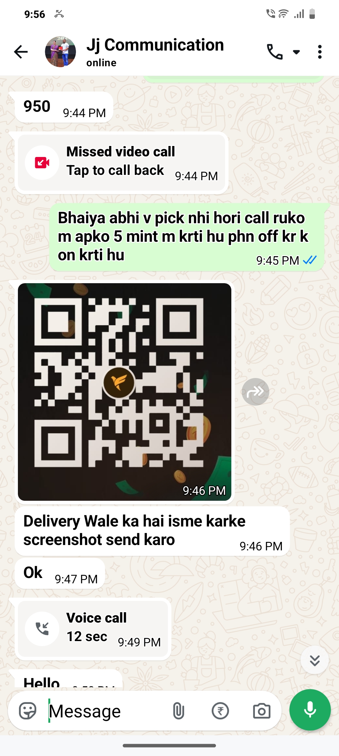 Forcing payment of fake delivery charges in the name of JJ Communication - image 2