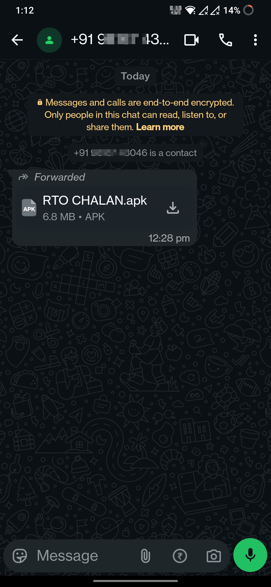 RTO apk fraud 