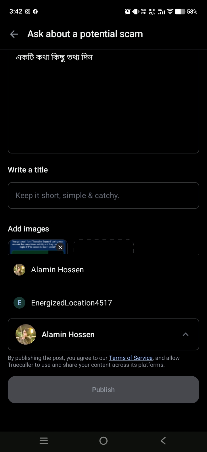 I shared this information due to the problem. - image 2