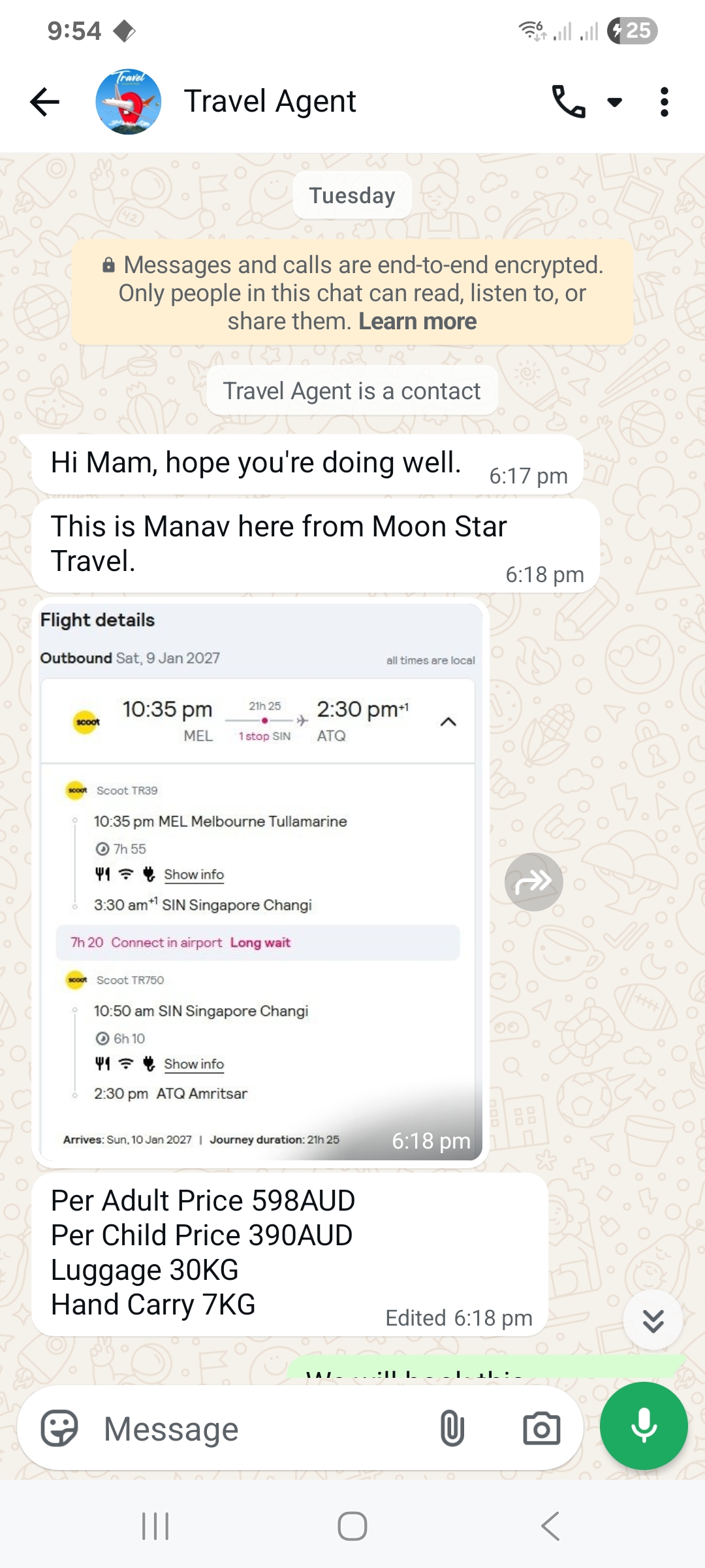 Travel Agent - Perth Based - Scam - image 2
