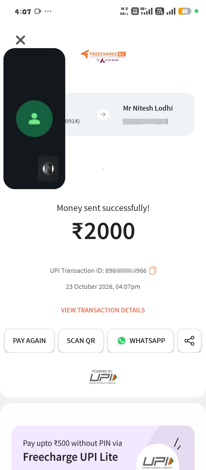 I have been a victim of fraud.