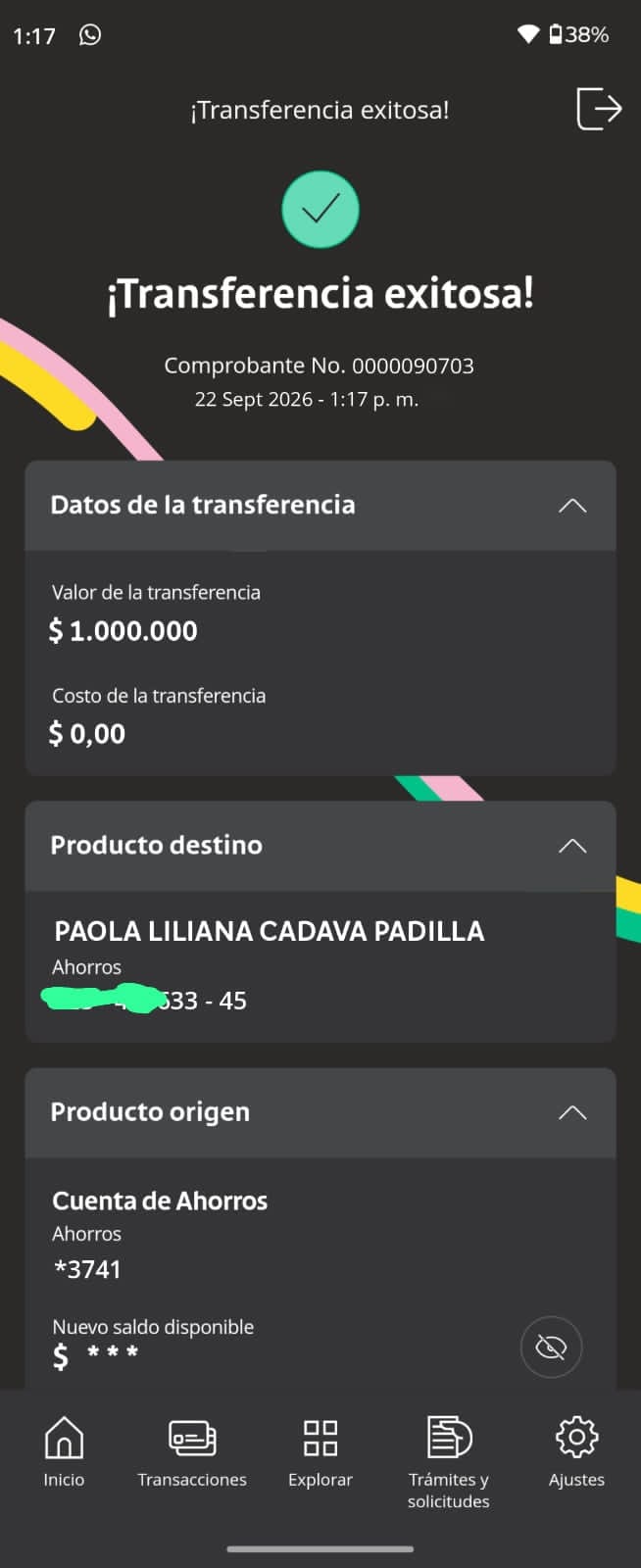 Bancolombia call scam
