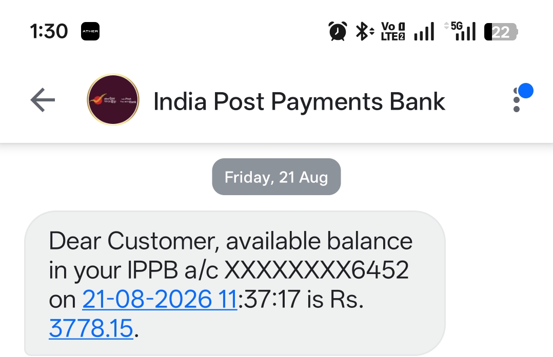 INDIA POST PAYMENT BANK SCAM MESSAGES