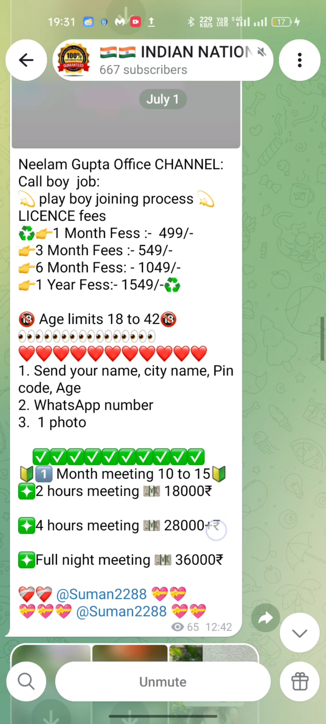 online job scammer 