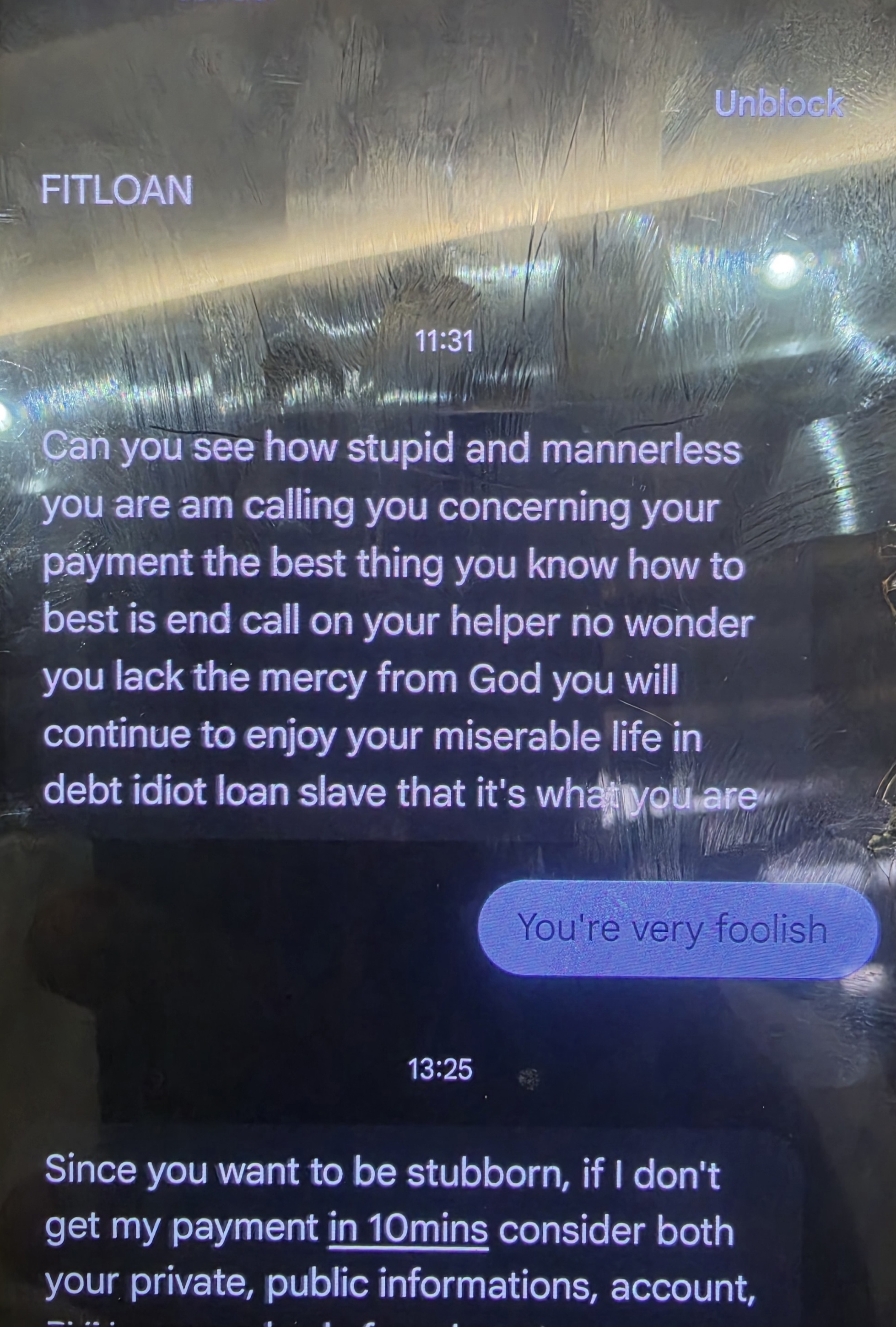 054 913 3631 Scam FITLOAN Alert