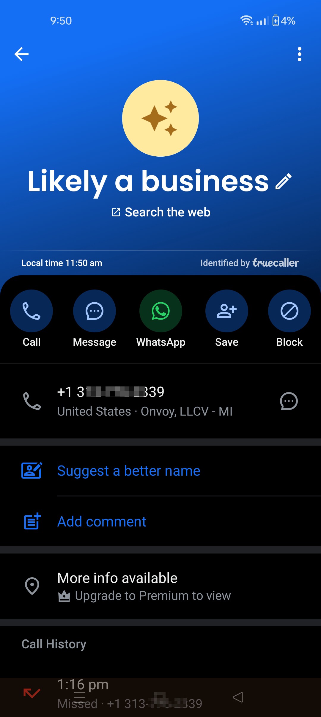 I keep getting calls from the same number repeatedly.. is this risky?