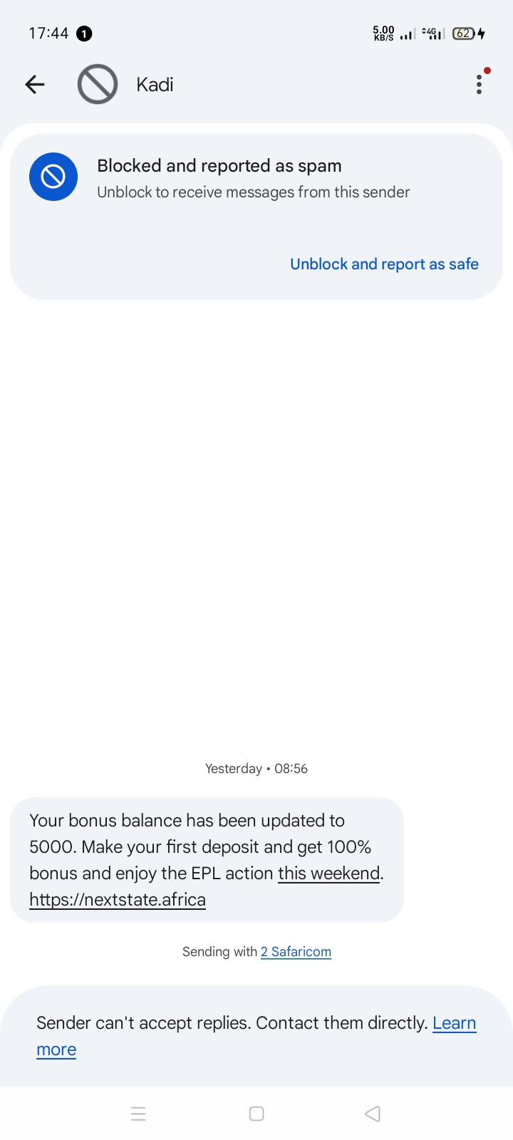 Scam Promotional Texts 