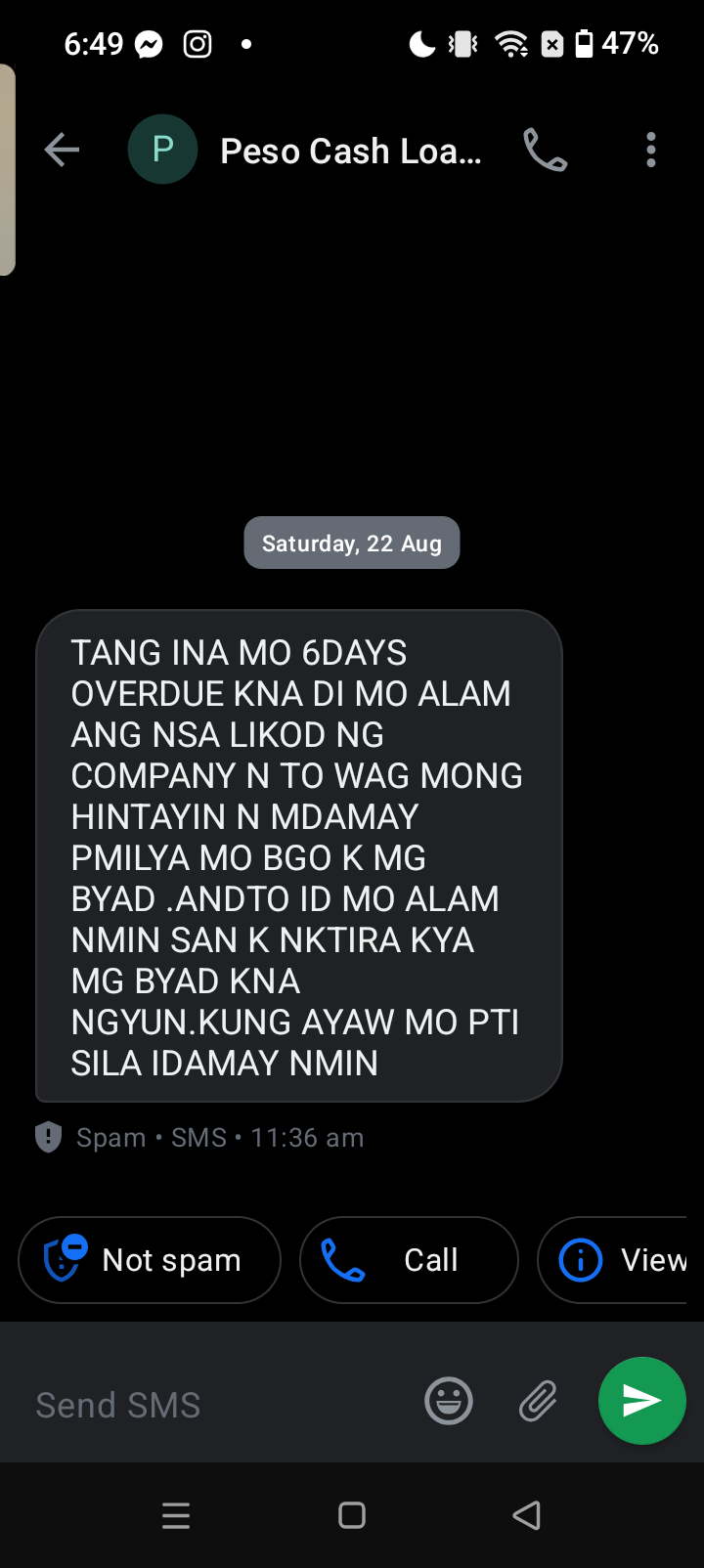 Harassing borrower made intense led to scam people.