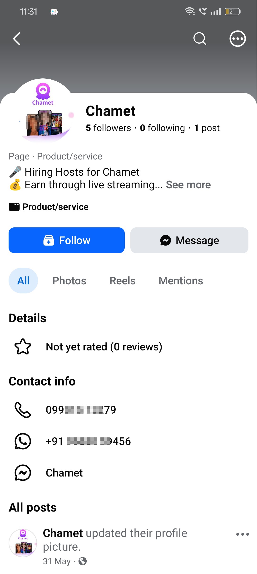 If you don't have complete information about Chili Chat app payment withdrawal, don't proceed, otherwise the same could happen to you. - image 5