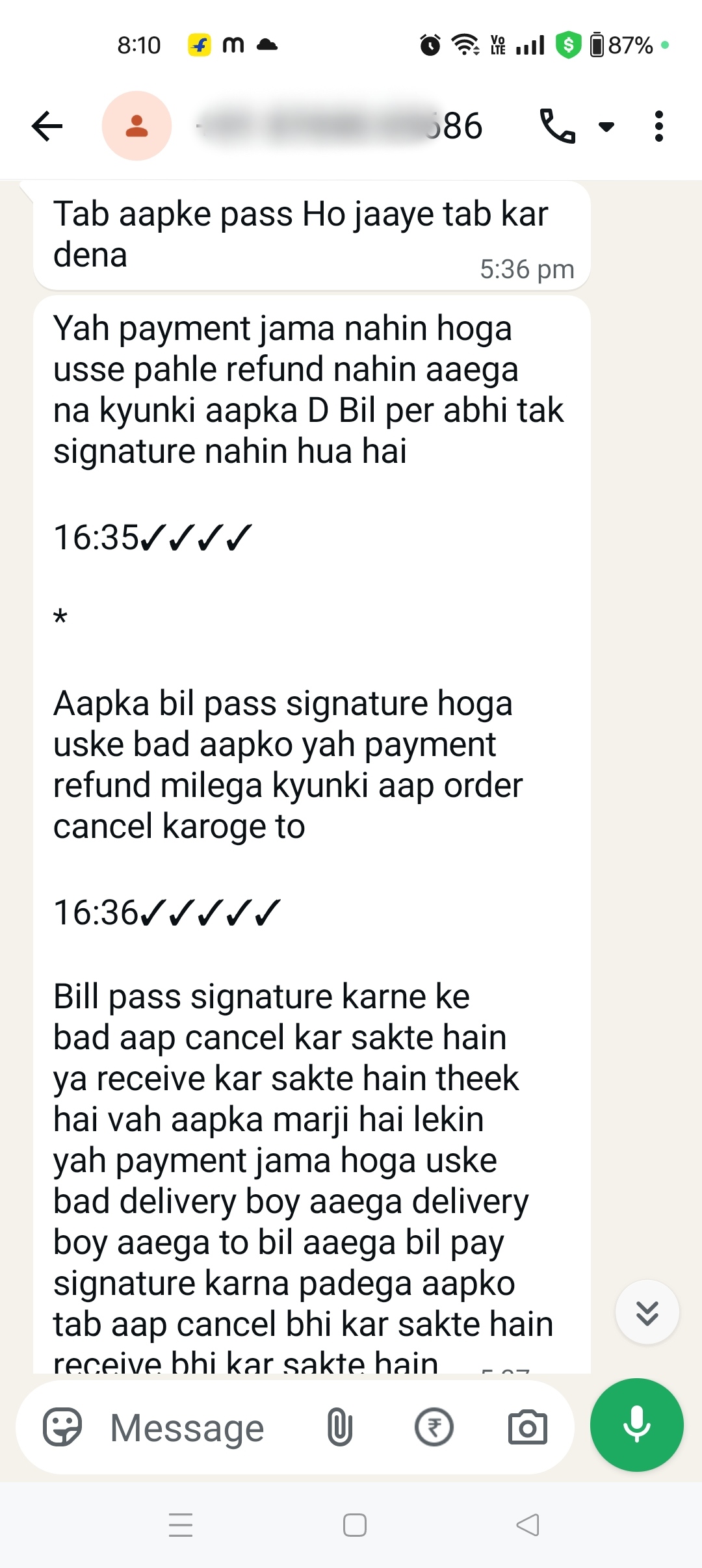Online Clothes Purchase Scam