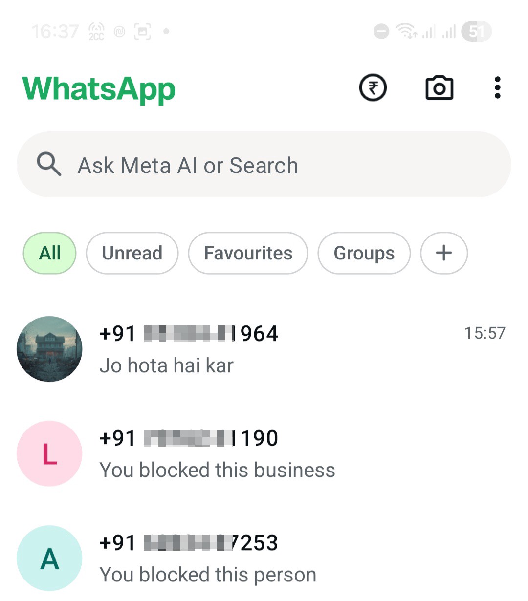 Blackmailing