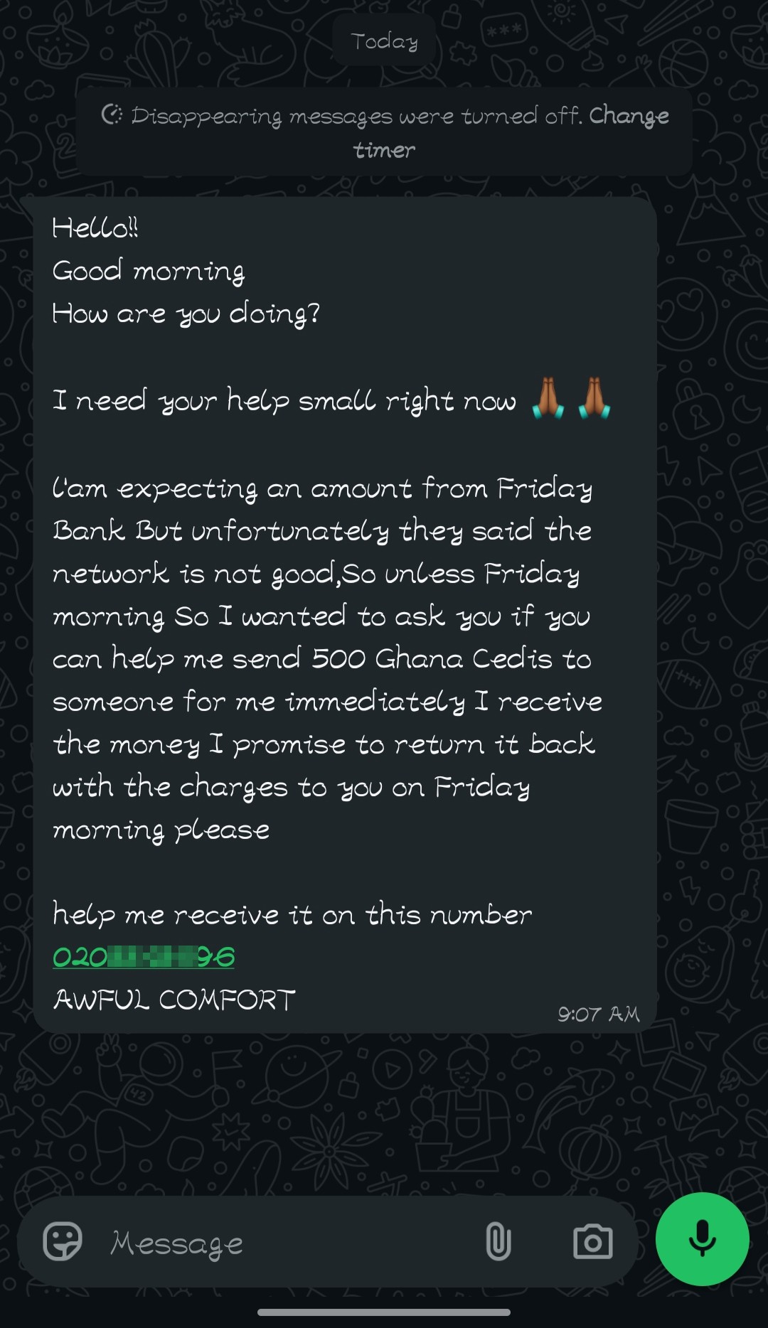 scam alert