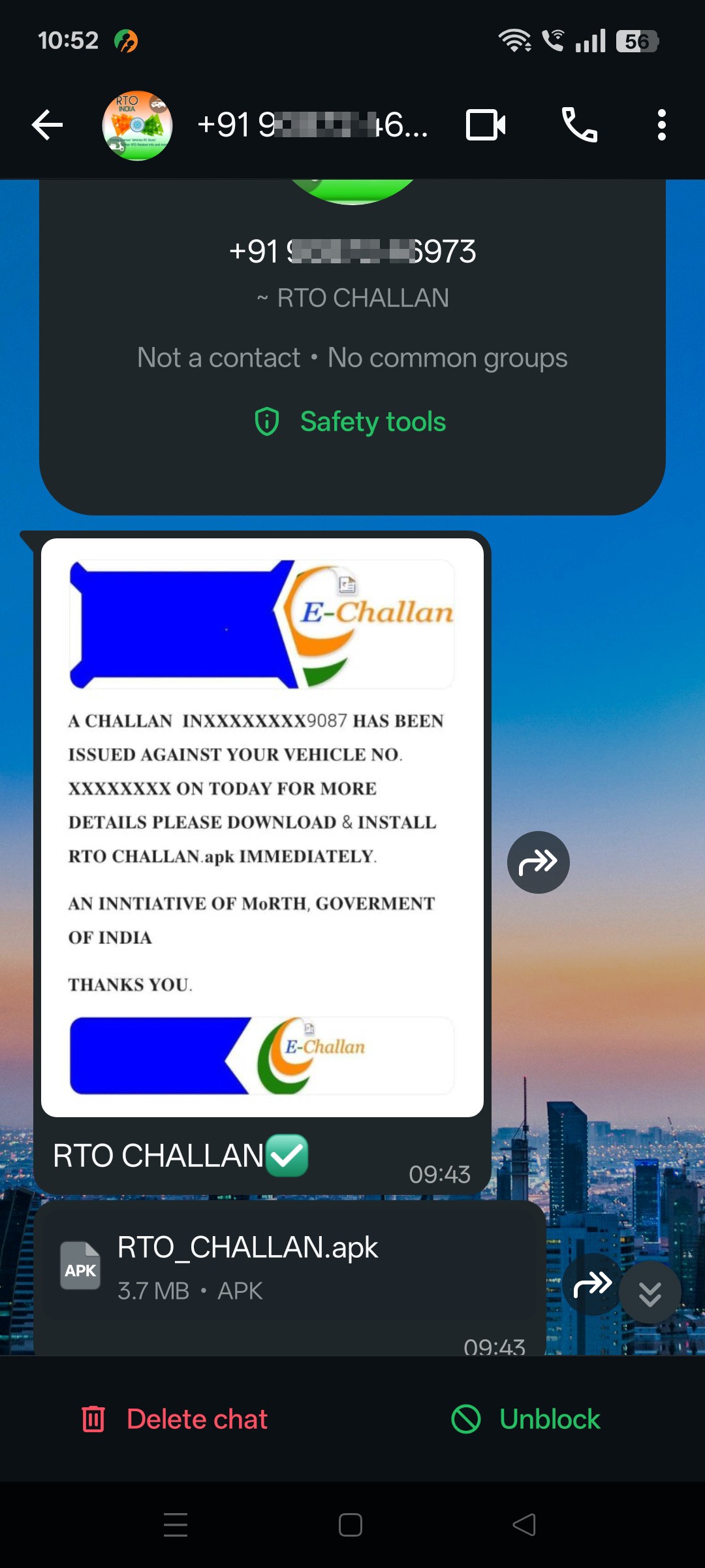 fake RTO challan