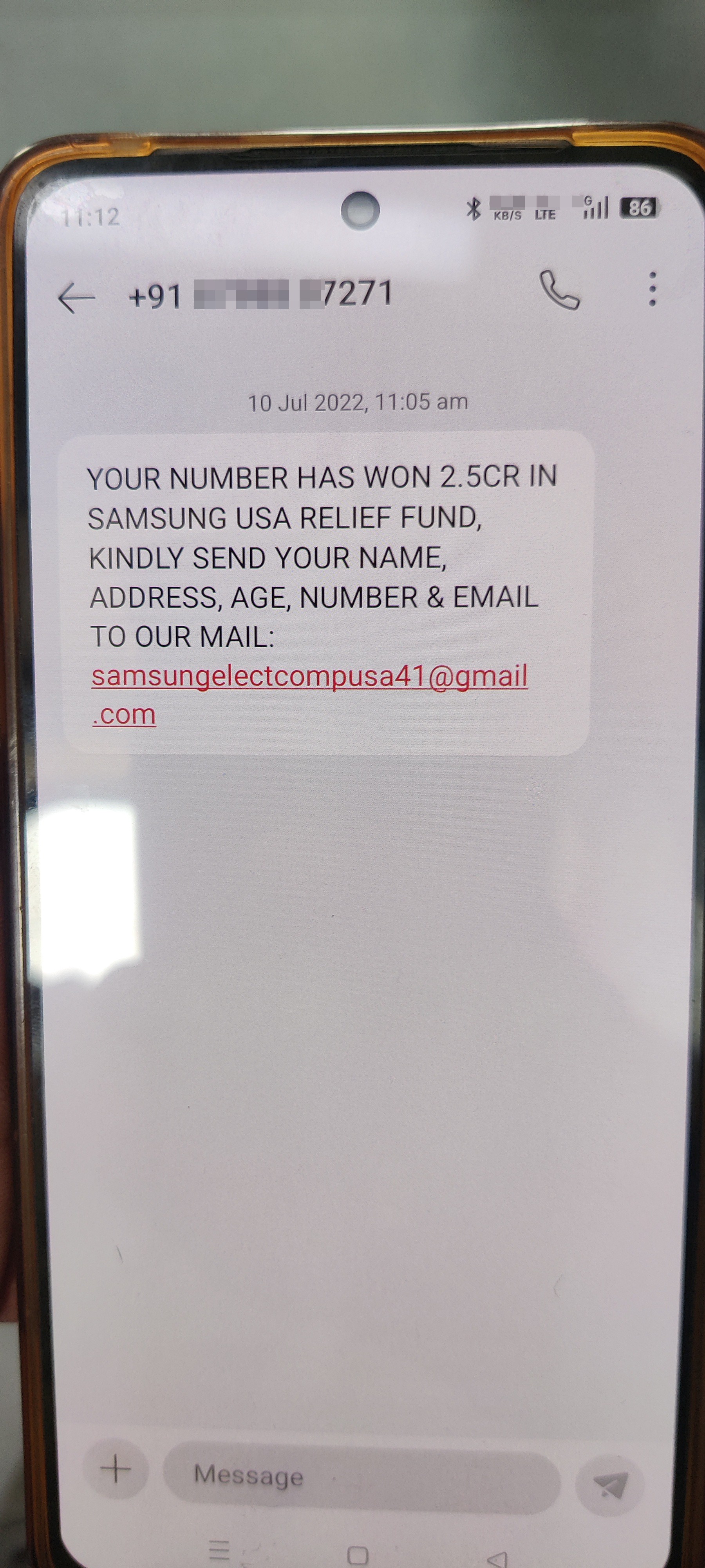 samsung scam