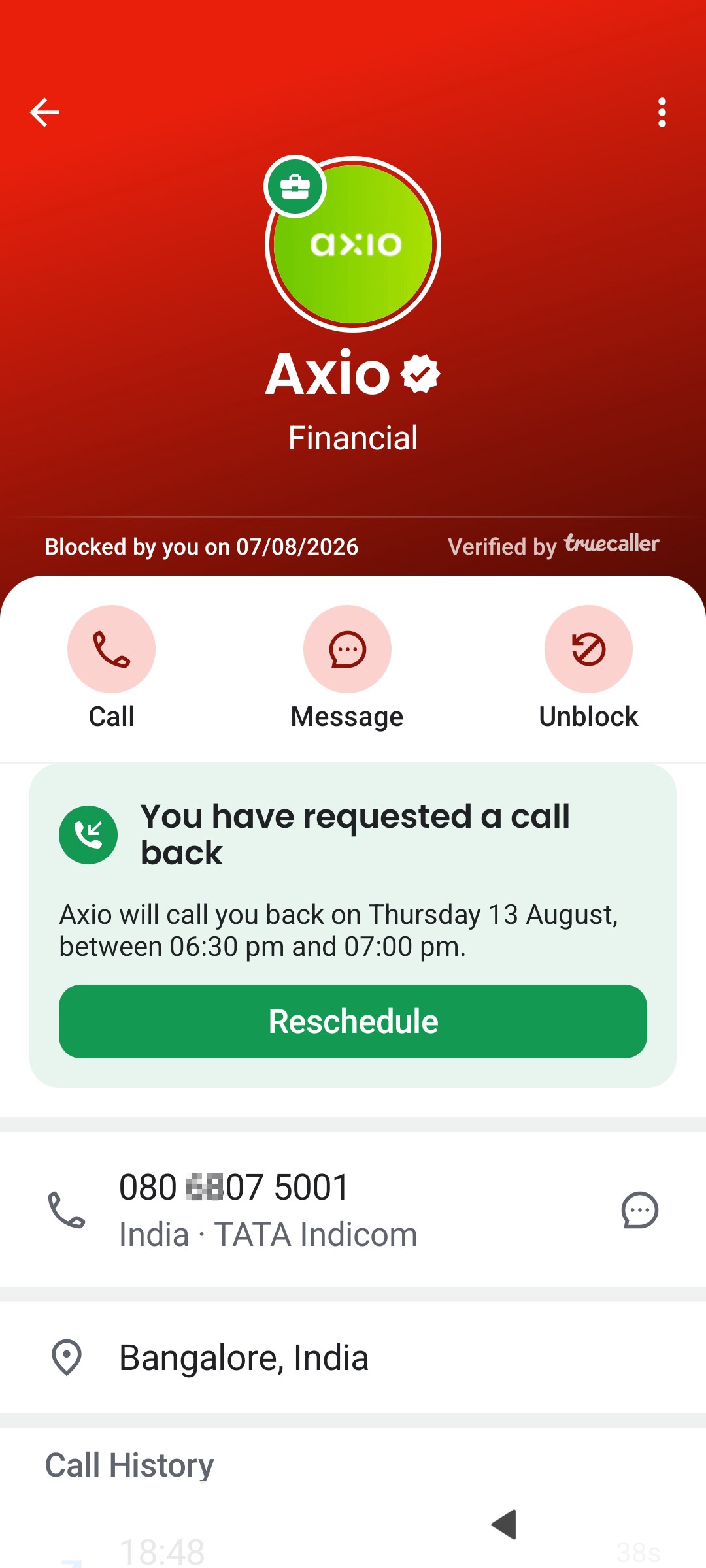 Loan offer asking for 1494rs from a 16-year-old
