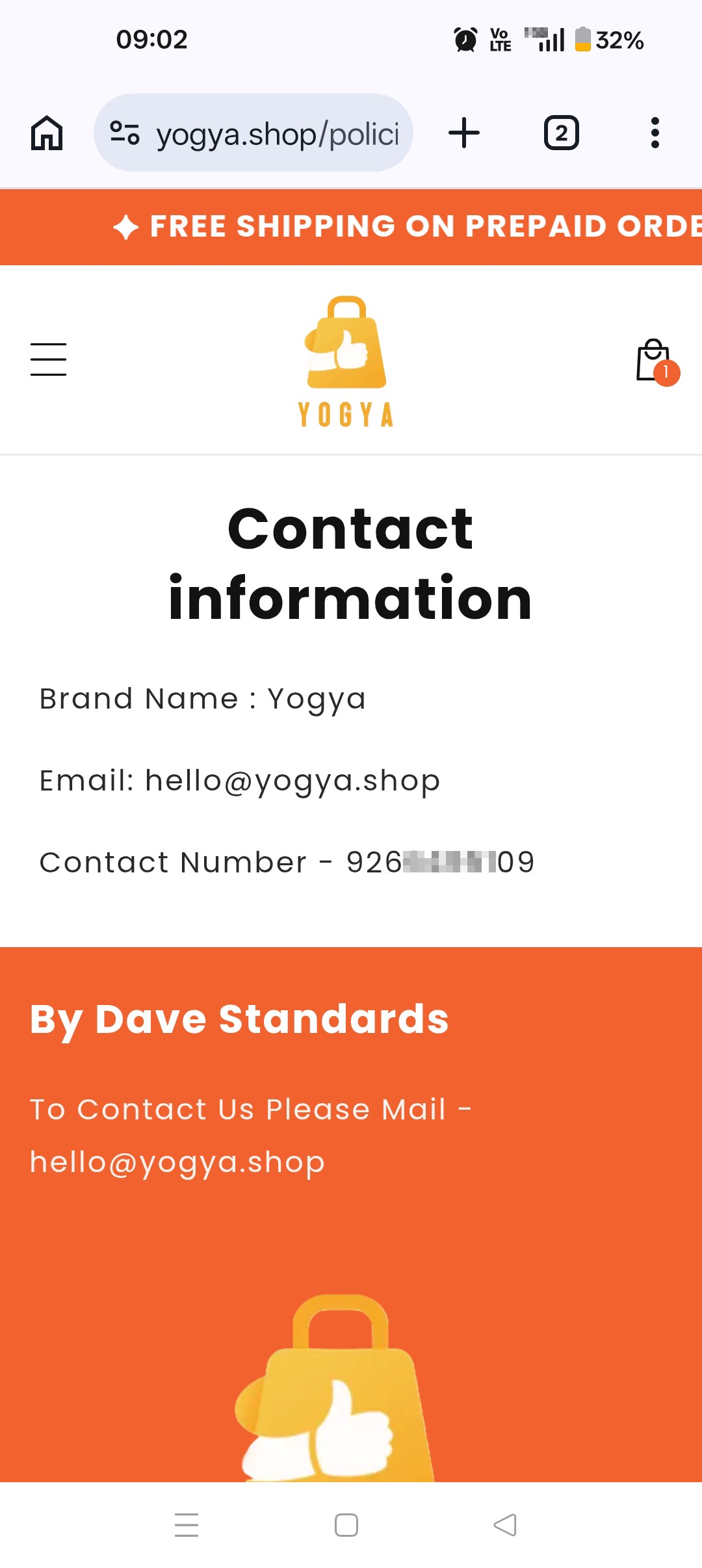 Social media order gone missing with no contact - image 2
