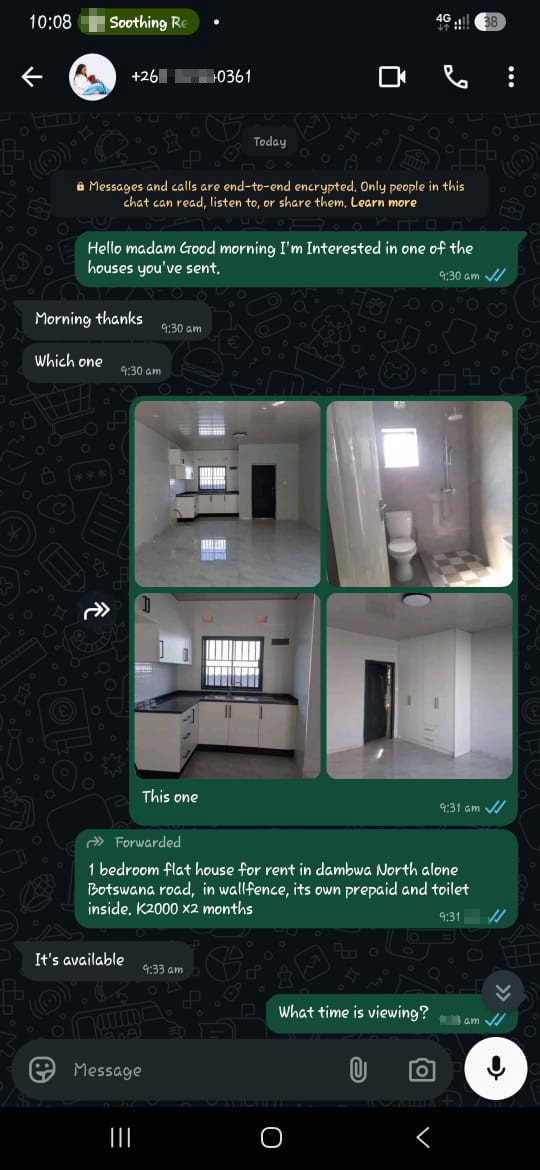 House for rent reservation scam