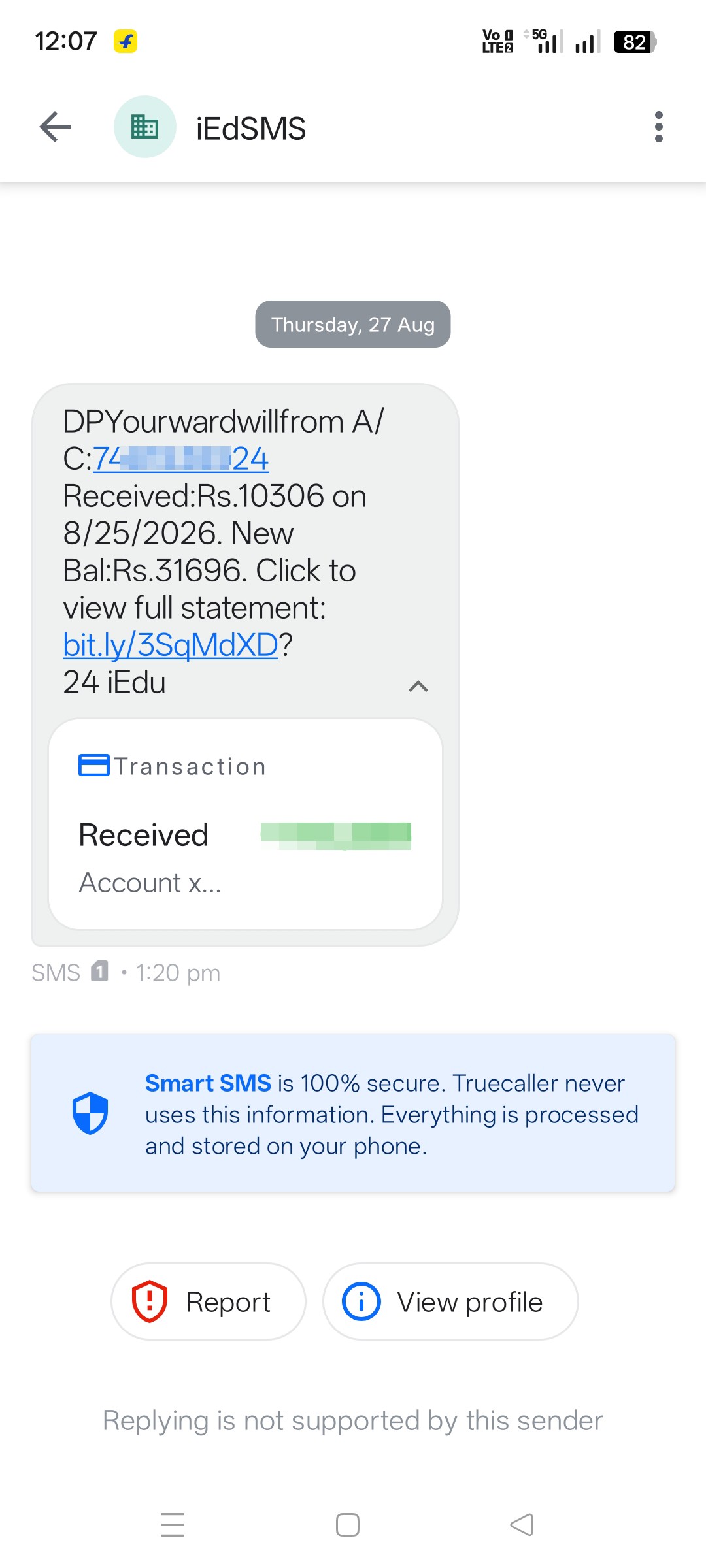 Do you also receive this message?