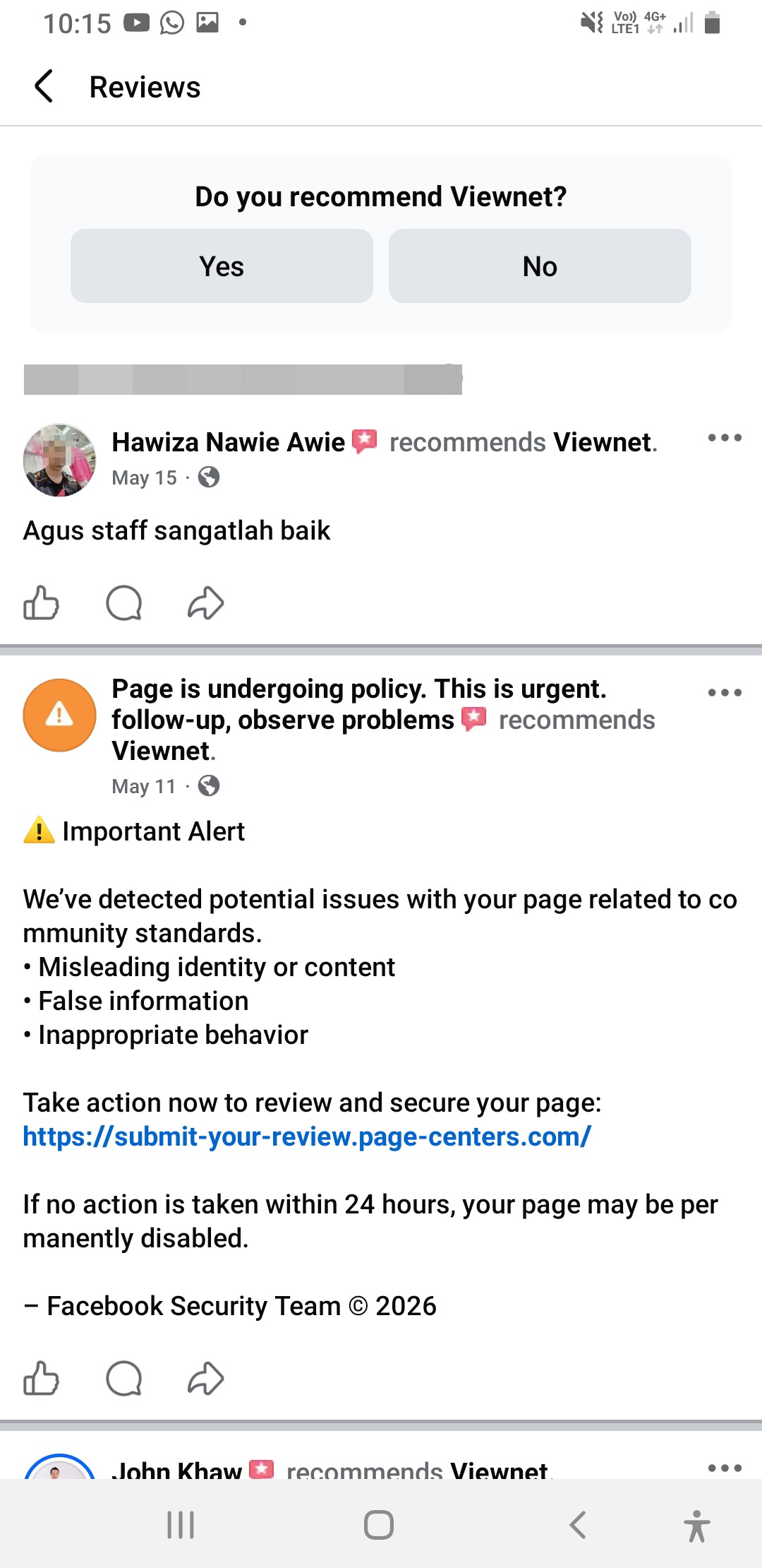 Fake FB PAGE  - image 3