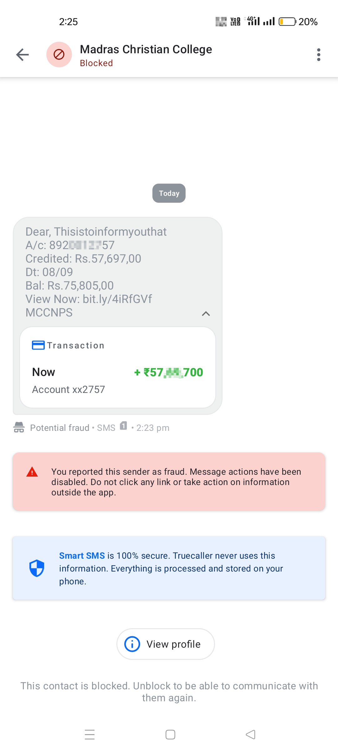 fake amount credited texts 