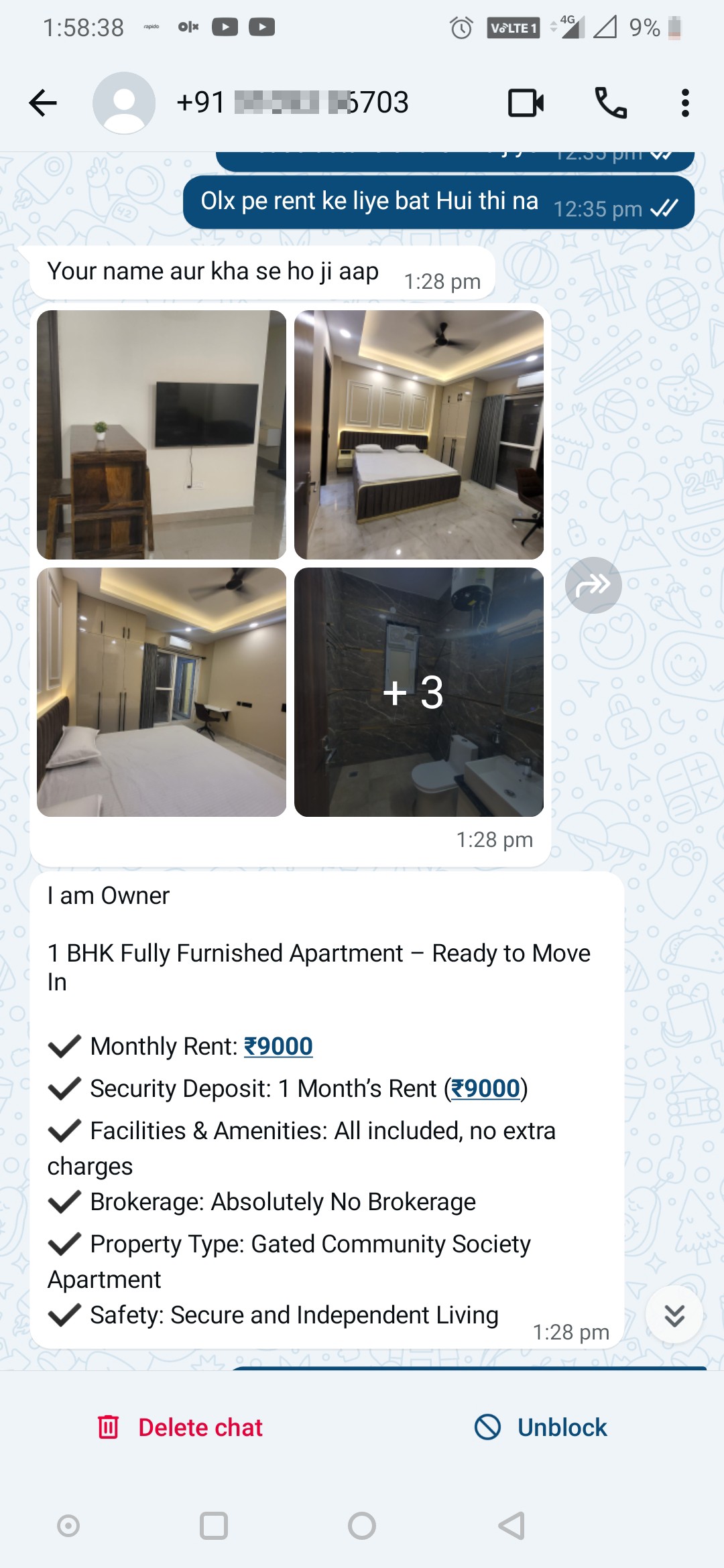 Potential Fraud on rented flat inquiry  - image 2