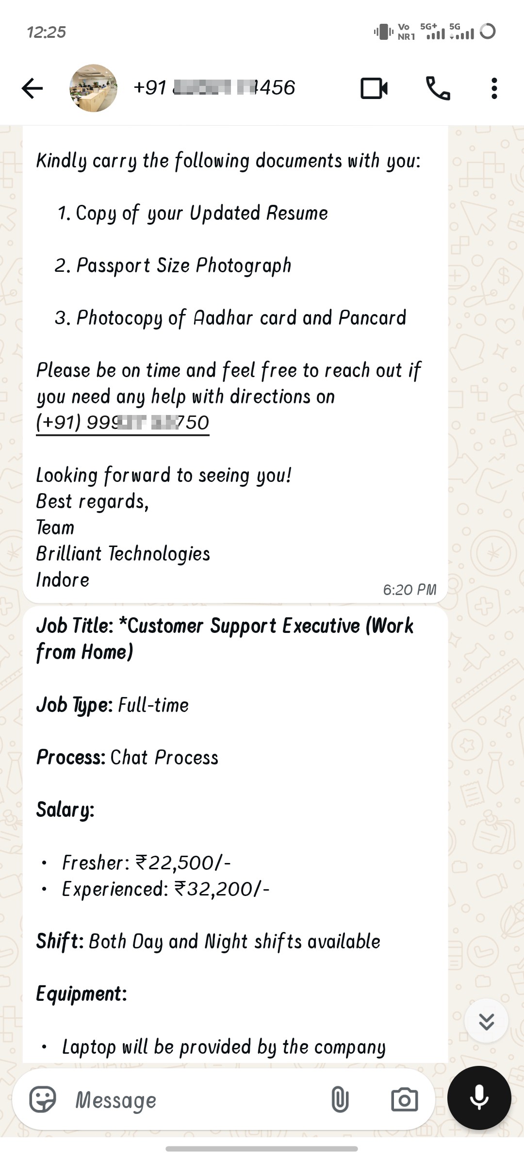 Job scam  - image 2