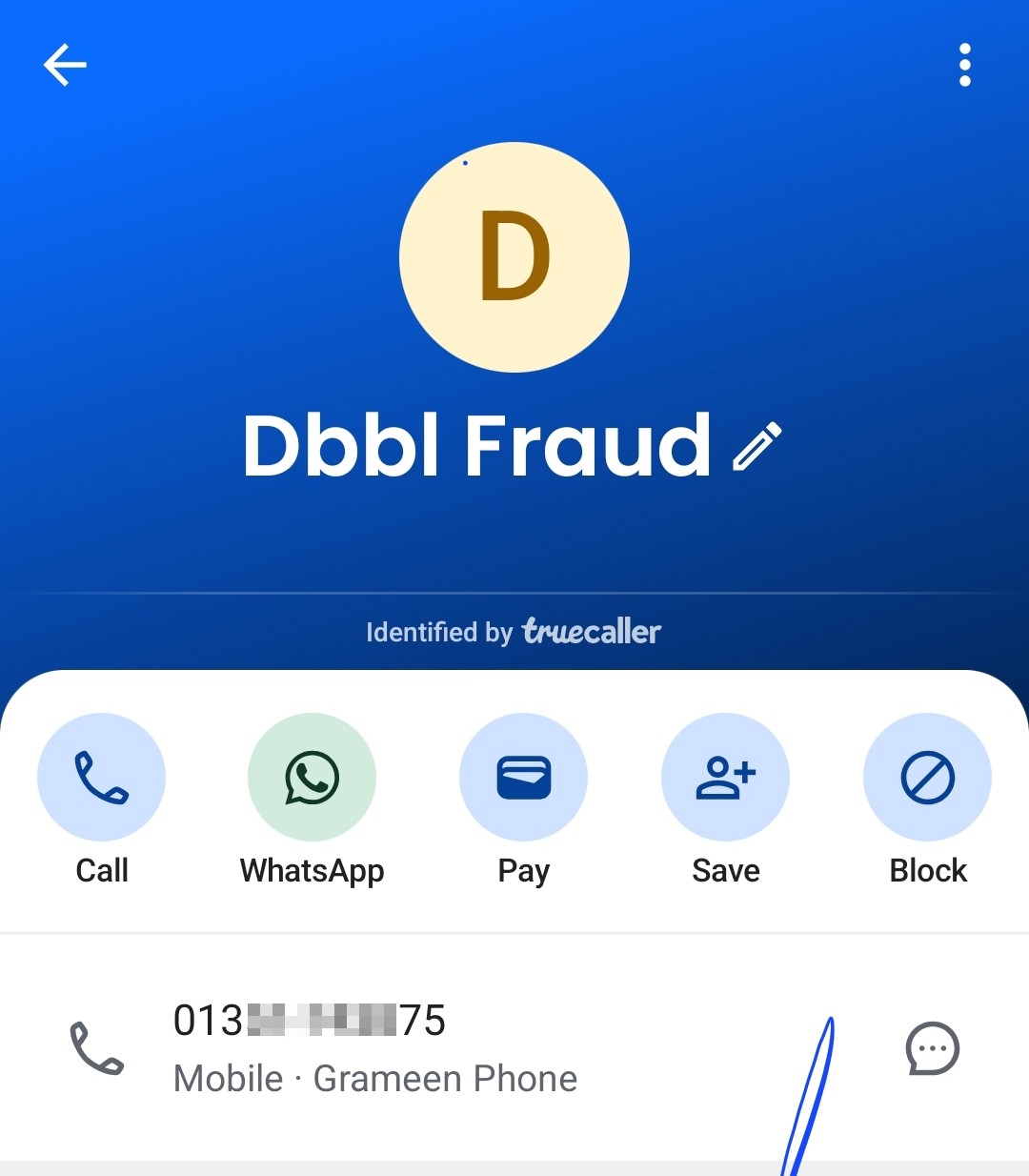 Request for action against the cheater.