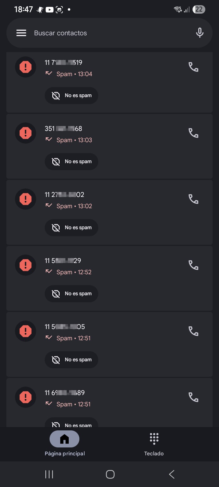 Those numbers are dangerous. It's spam, do not answer any of the numbers, for example: - image 2