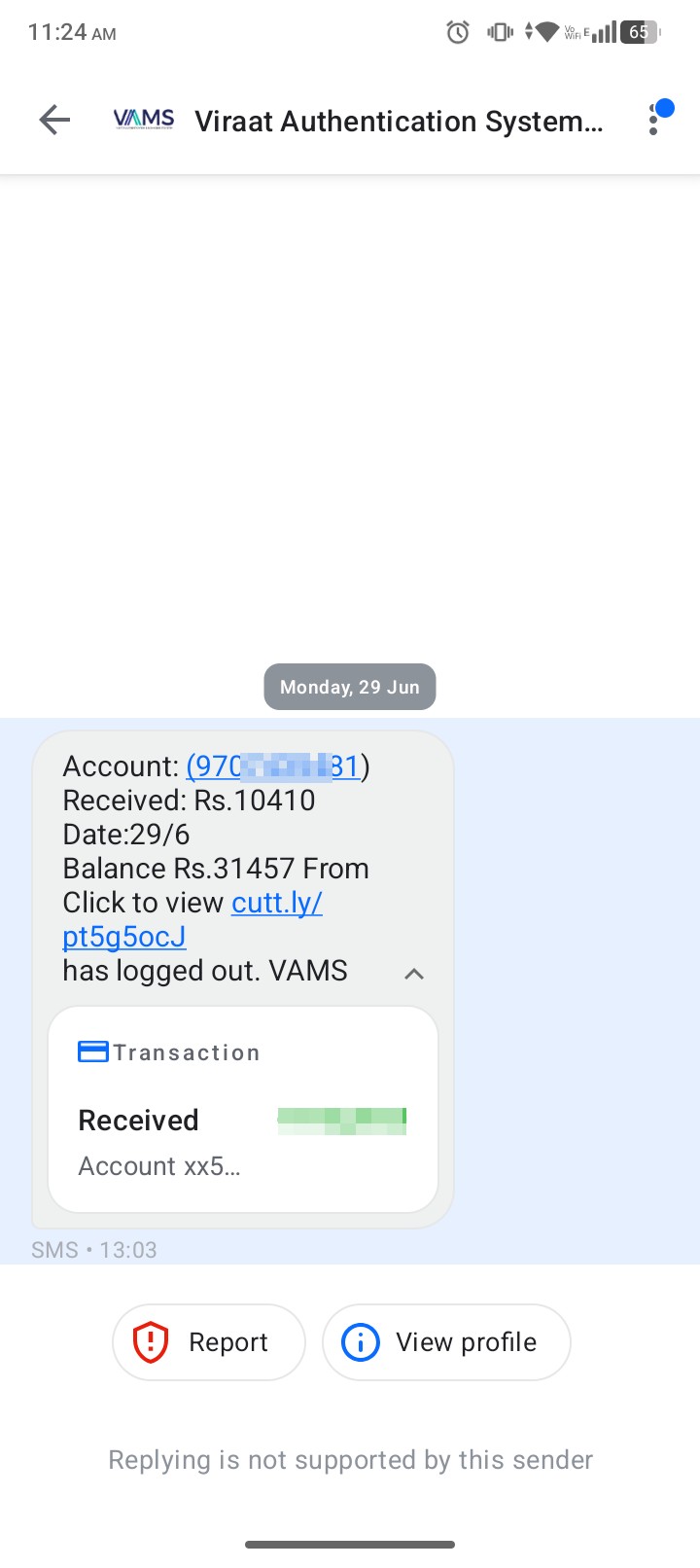 fake amounts deposit scam 