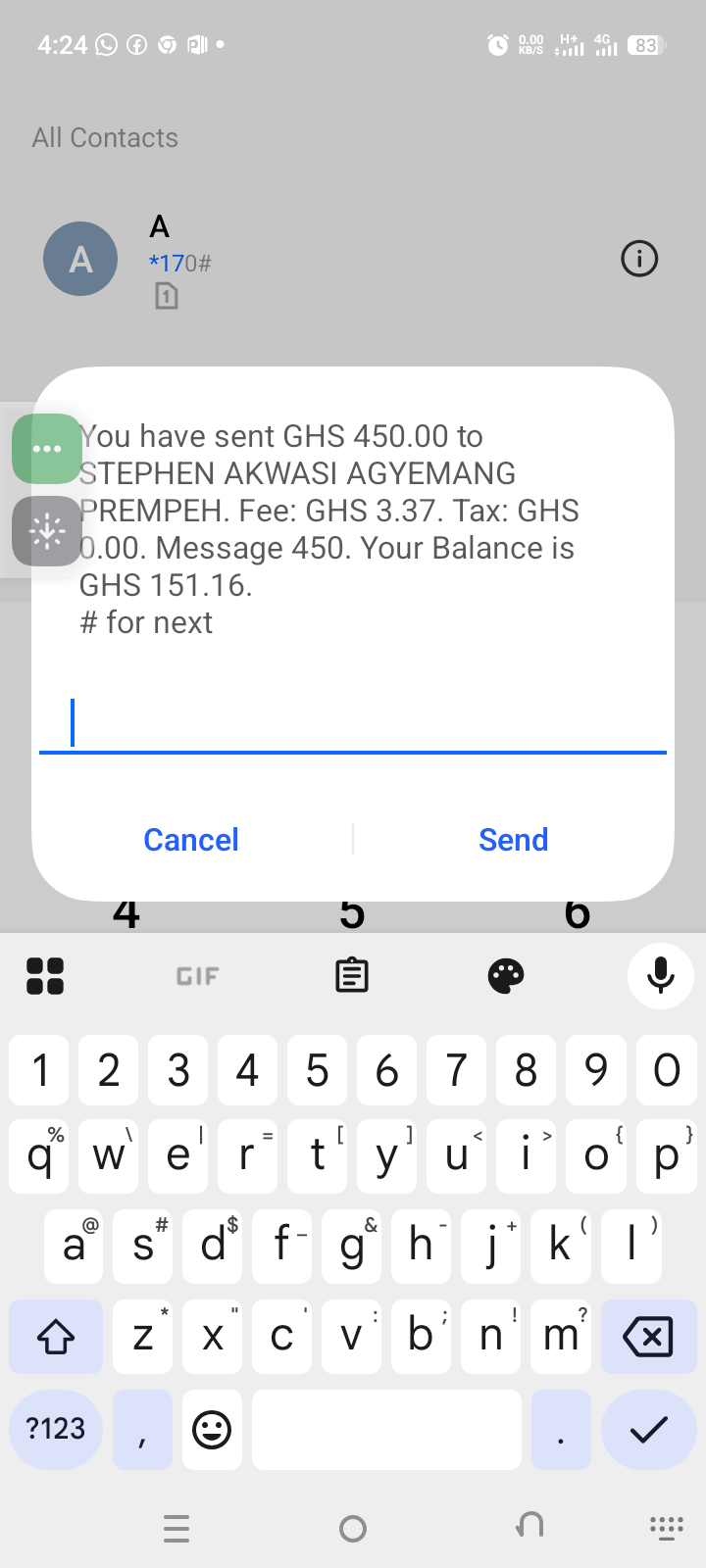 Telegram scam 