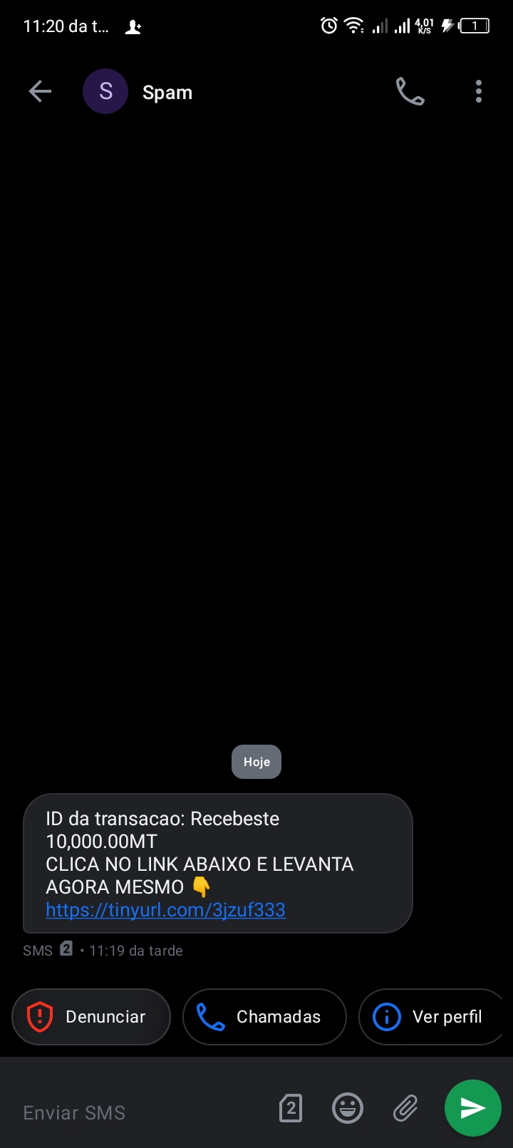 Be more aware of scams