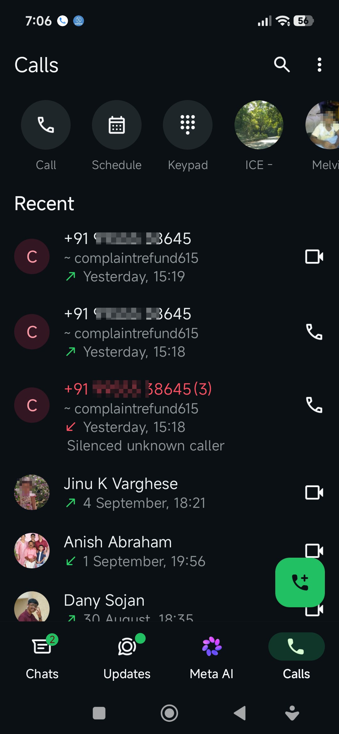 UPI phising and scam attempt