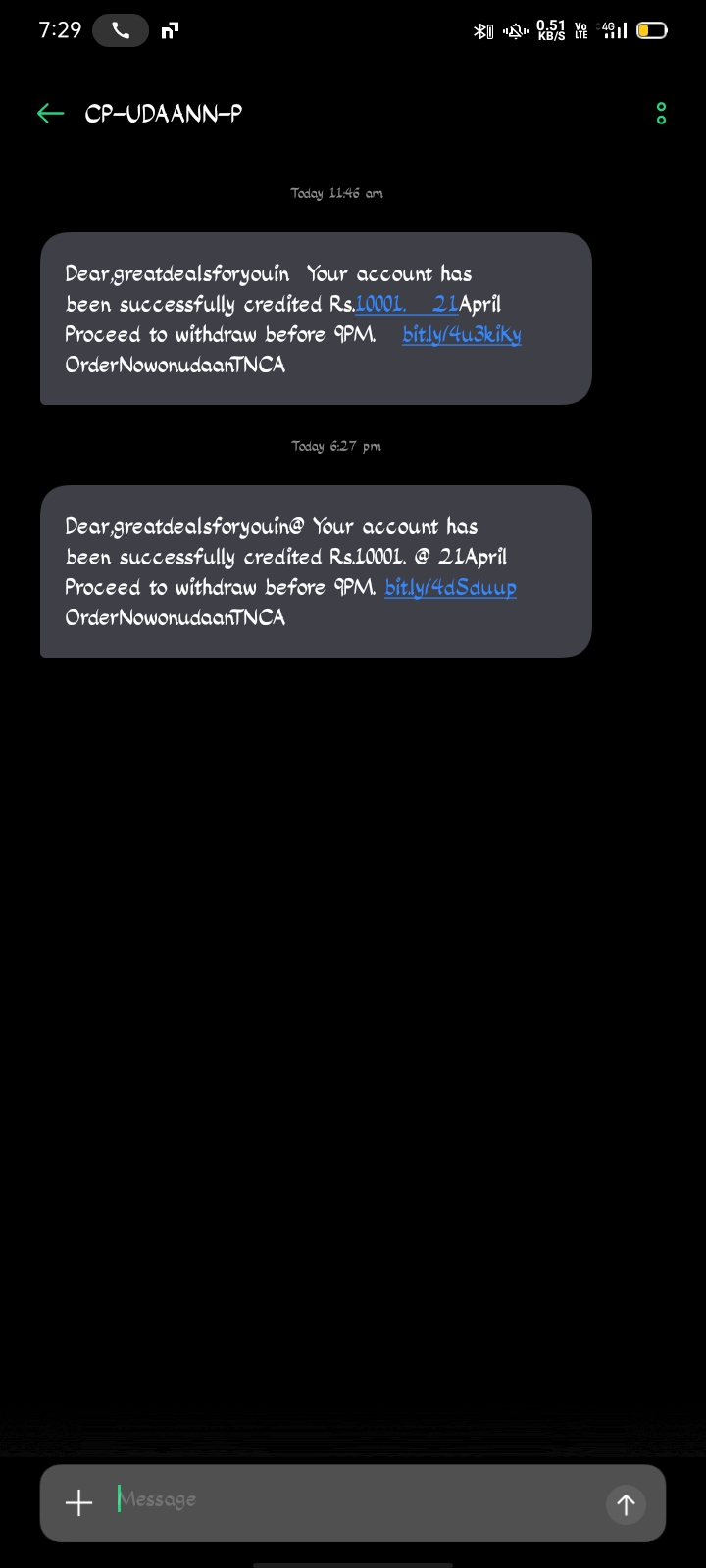 froud message don't click this link  - image 2