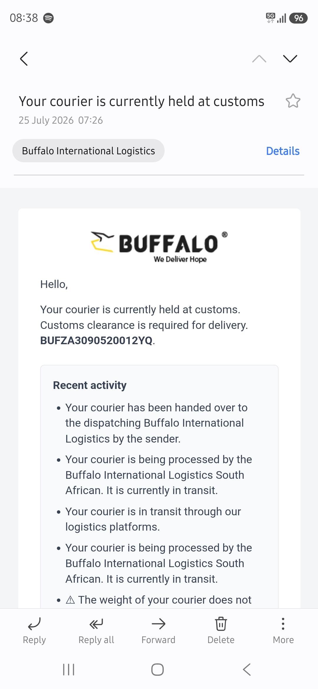 Buffalo scam 