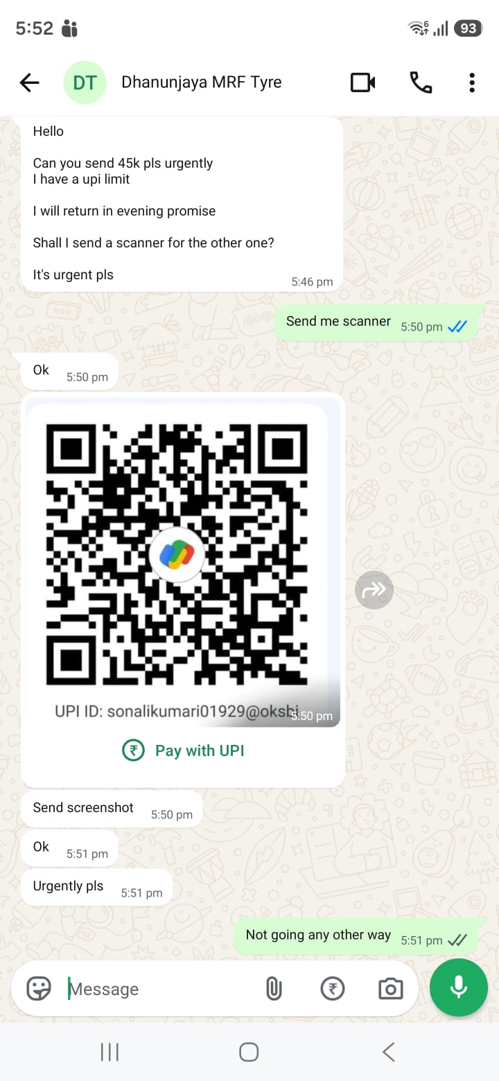 fake payment. whatsapp hacked - image 2