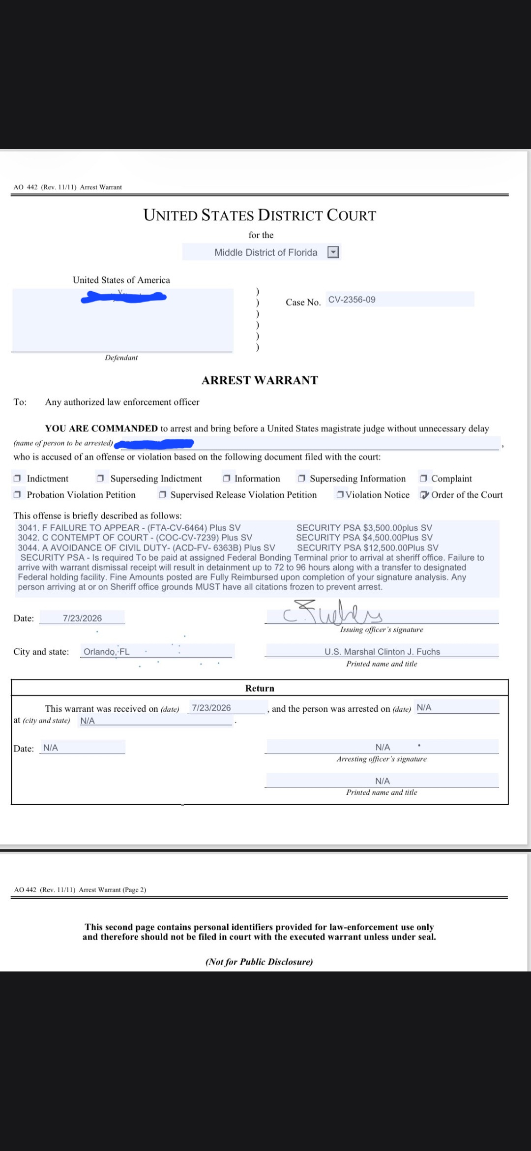Jury Duty Scam