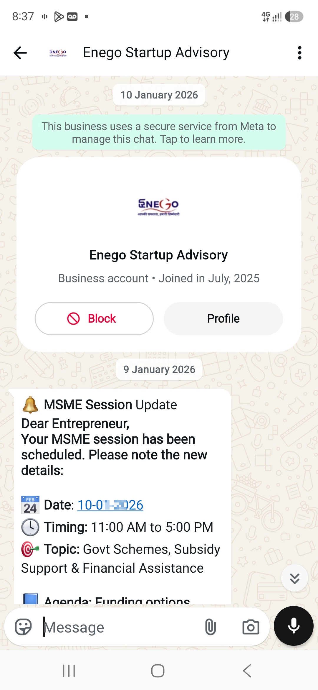 Enego Startup Advisory Services 