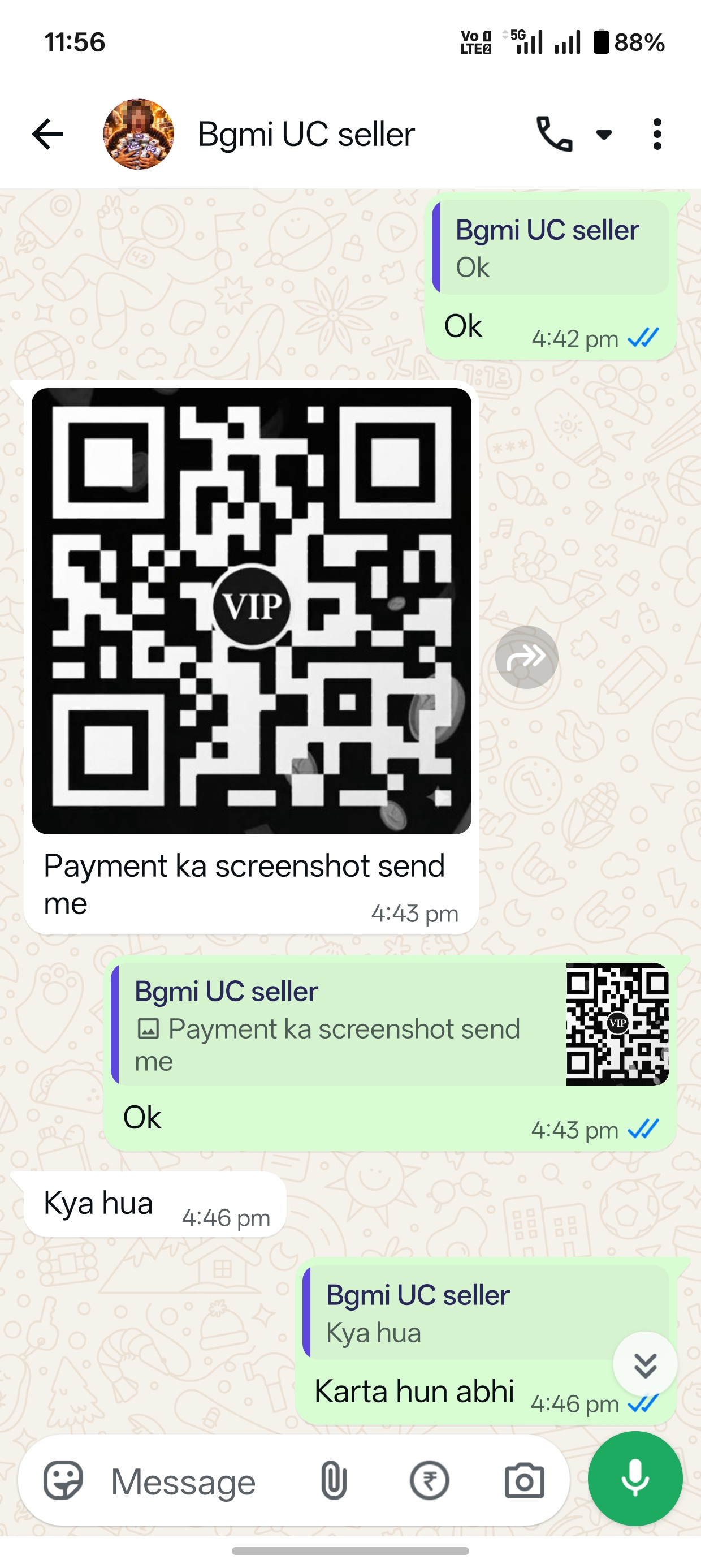 Fraud of ₹250 for BGMI/PUBG UC Purchase - image 3