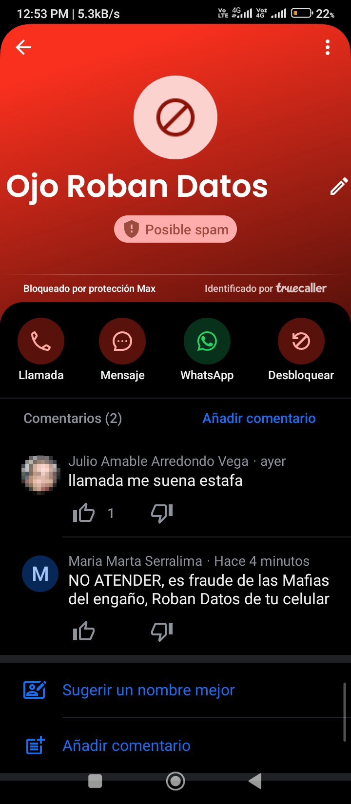 They call to steal your data
