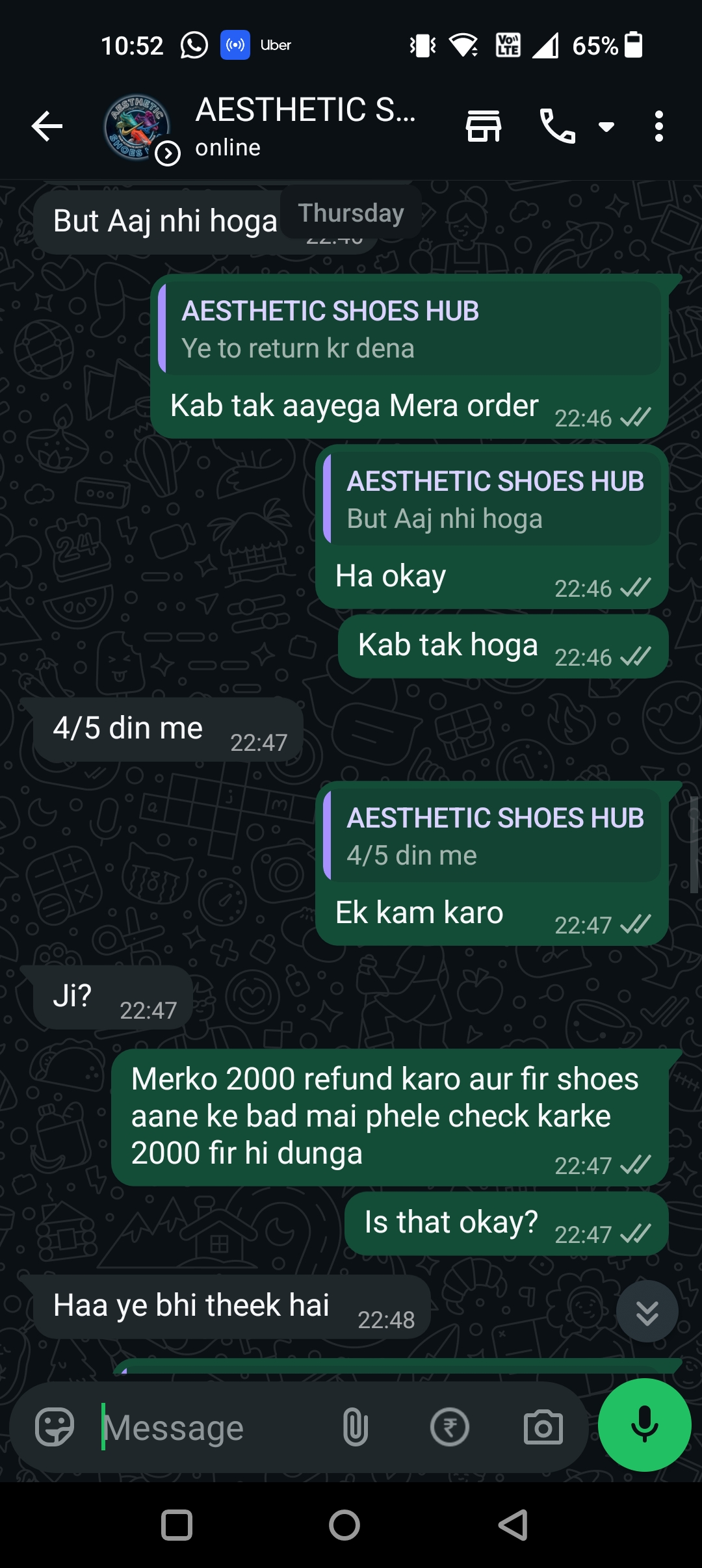 asthetic shoes hub scam - image 8