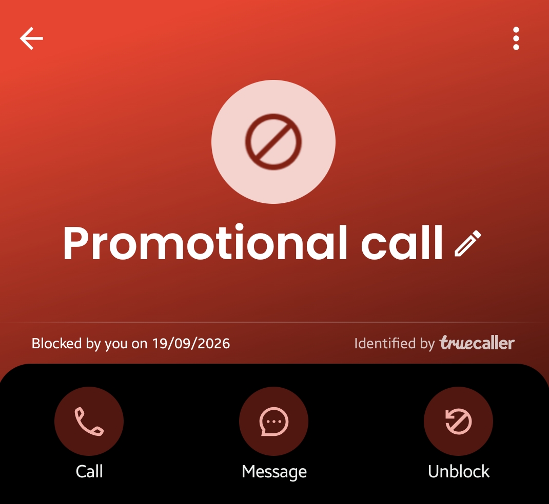 Fraud Promotional Call
