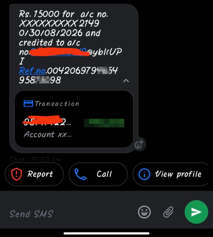 I got scammed by [PHONE] this number