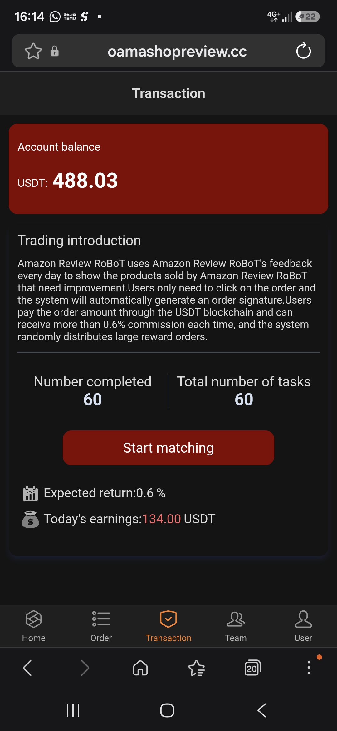Amazon robot scam