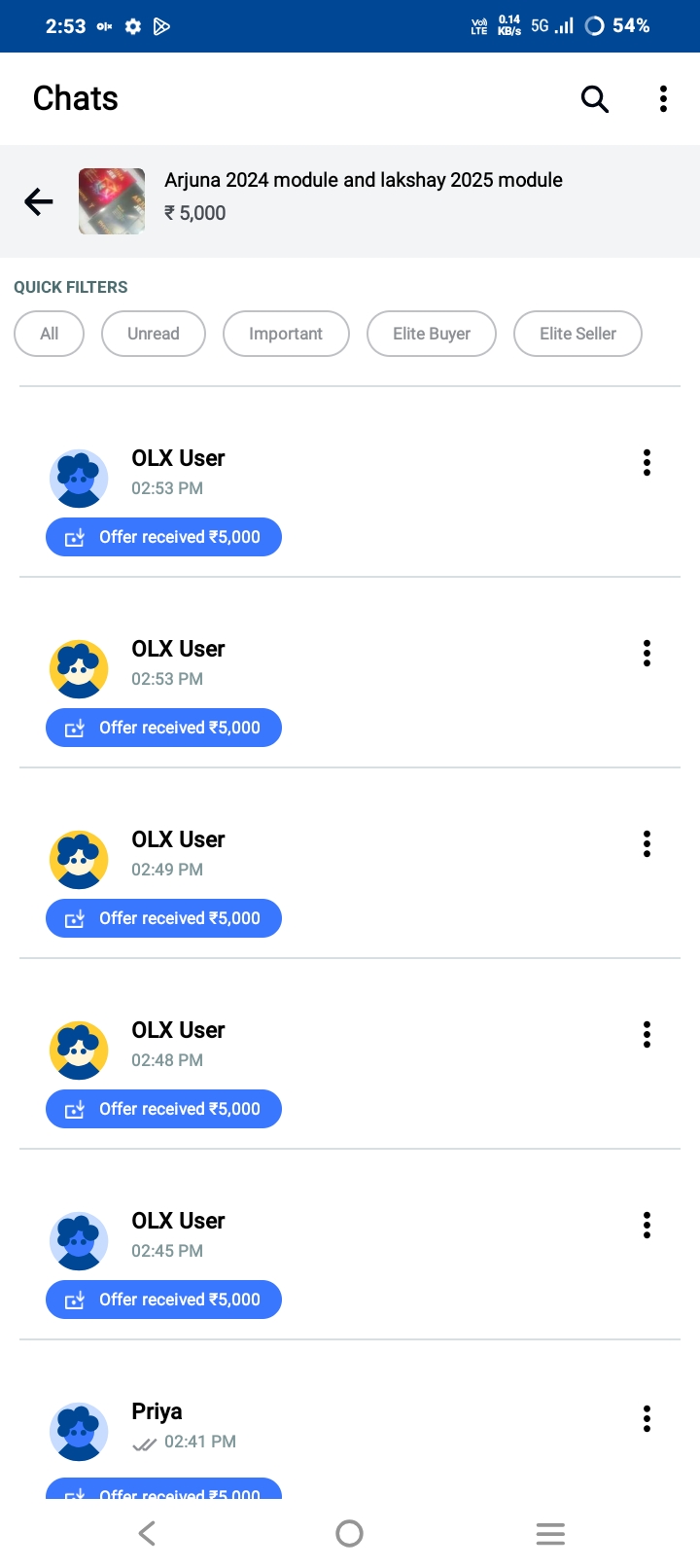 Scam on olx 
