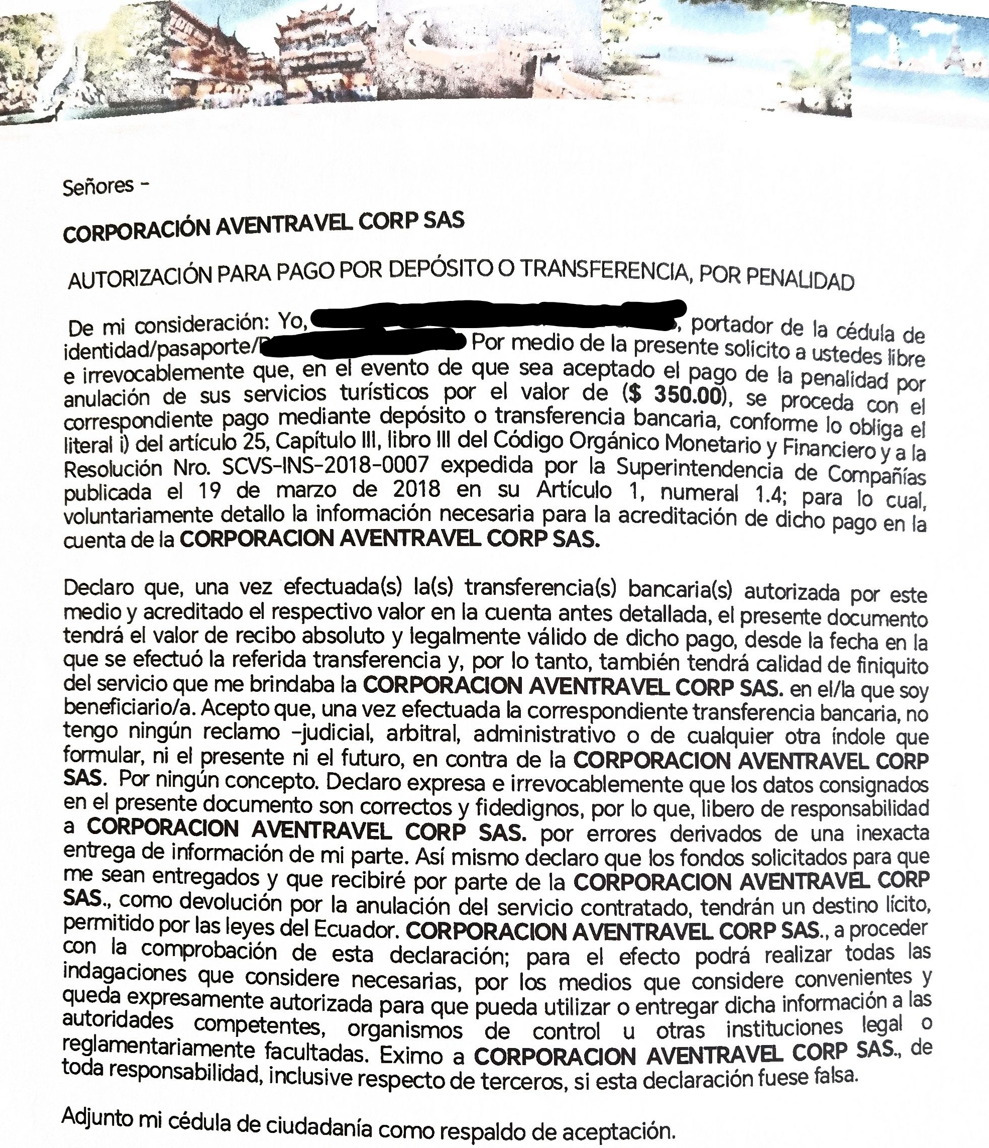 aventtravelcorp scam - image 2
