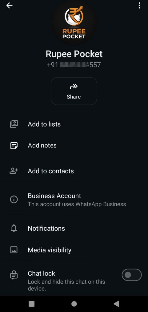 loan fraud whatapp messages  - image 2