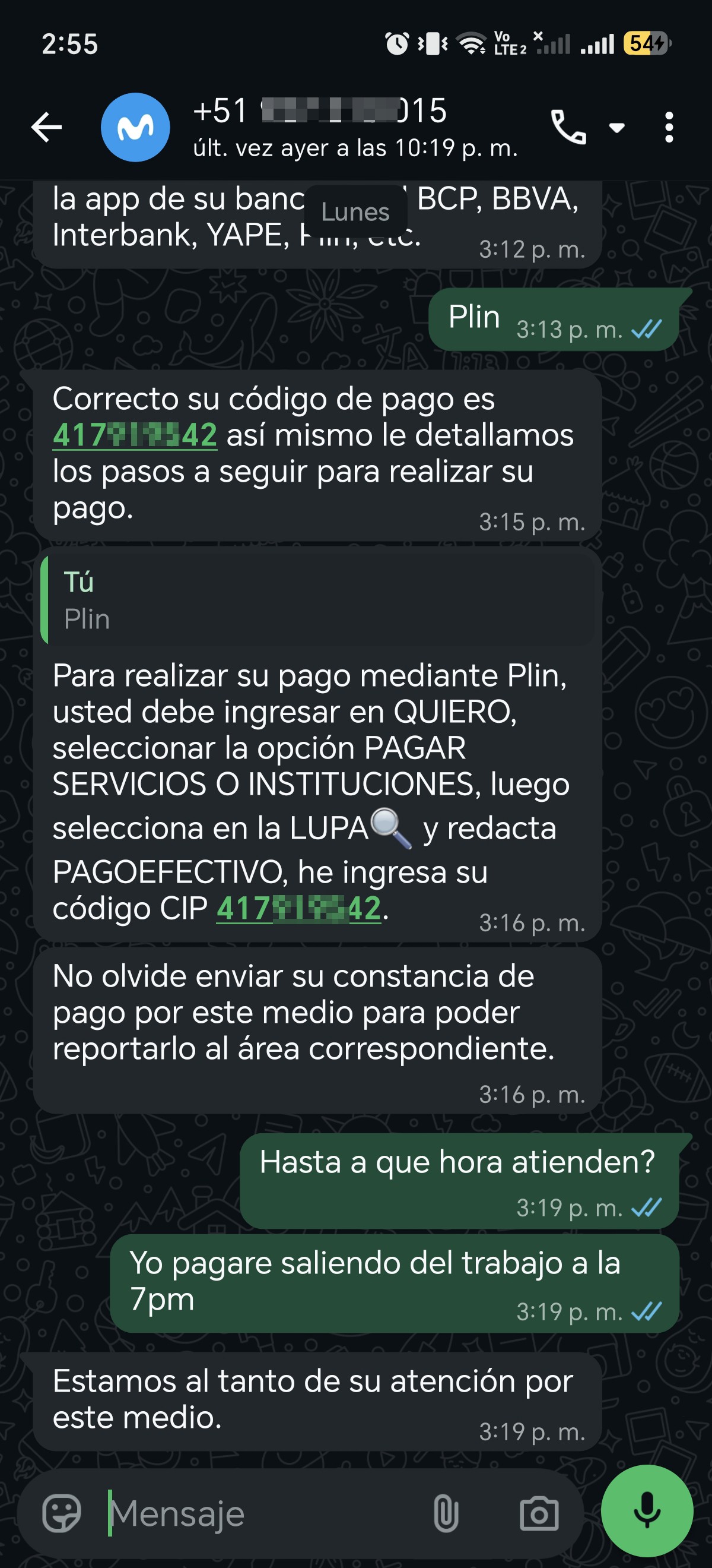 possible scam, impersonation of Movistar - image 4